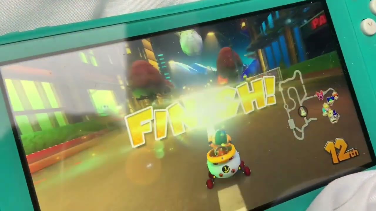 Mario kart 8 deluxe losing animations