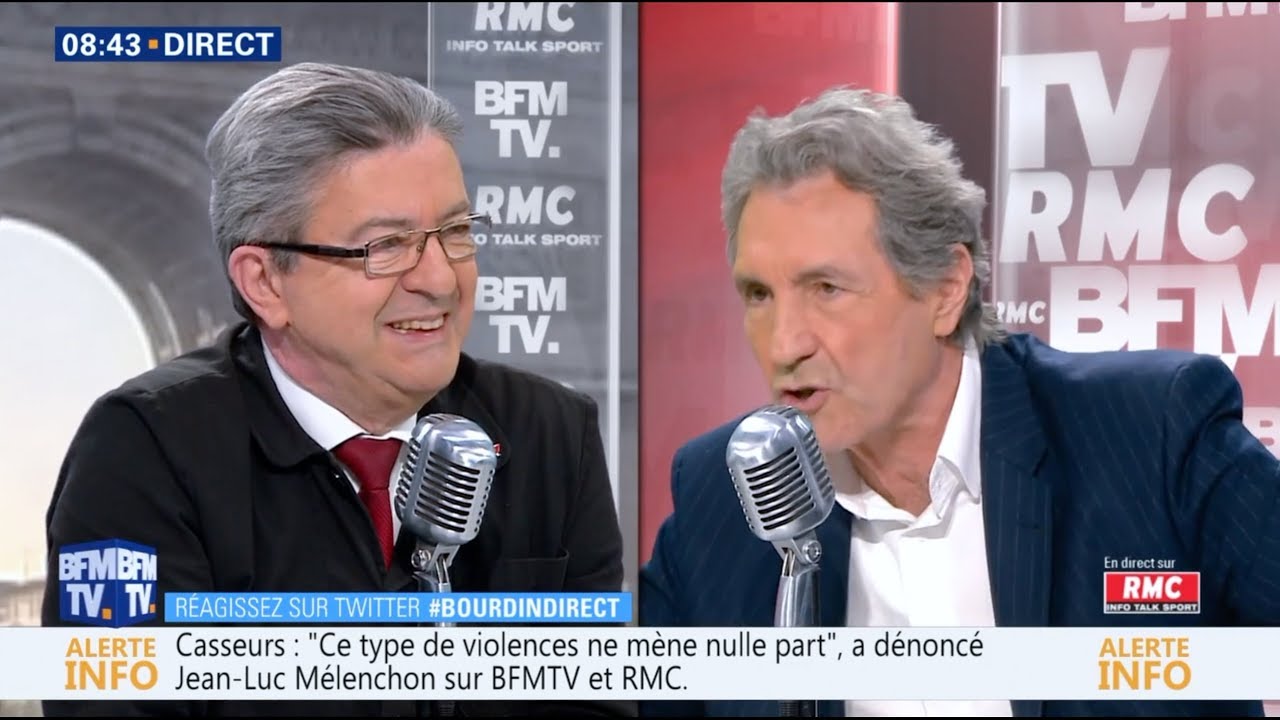 «MACRON FAIT DU THATCHER» - Mélenchon chez Bourdin Direct