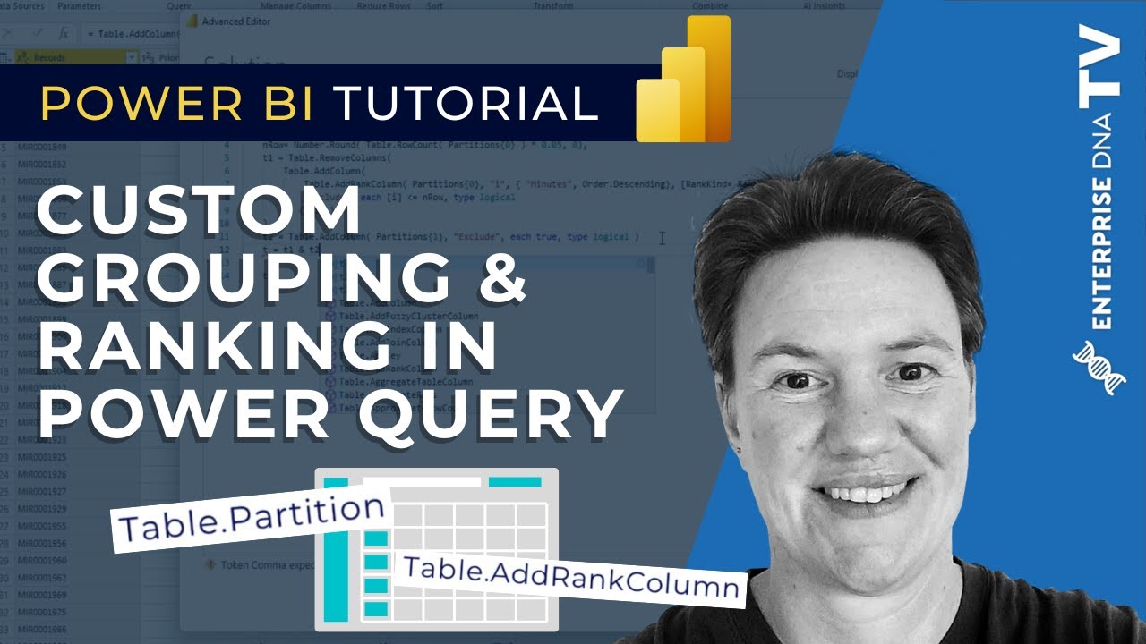How To Use Custom Grouping and Ranking In Power Query