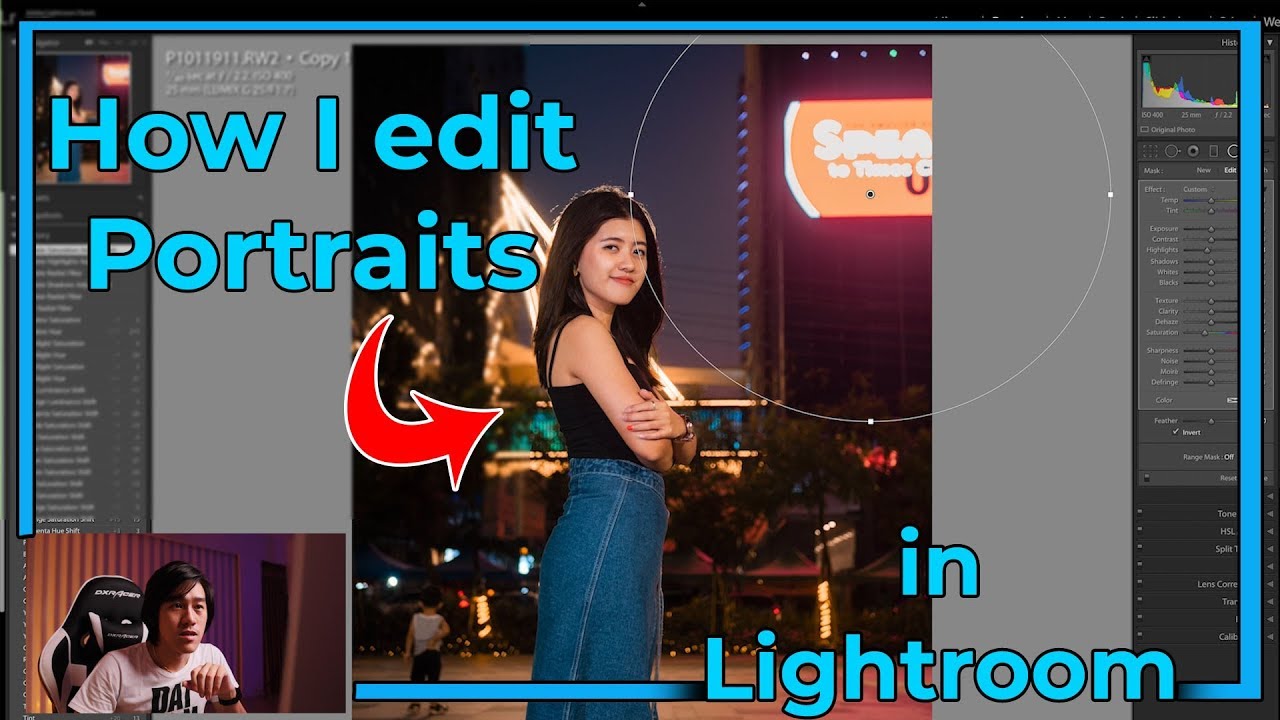 Lightroom သုံးပြီး Portrait Edit လုပ်နည်း အစအဆုံး