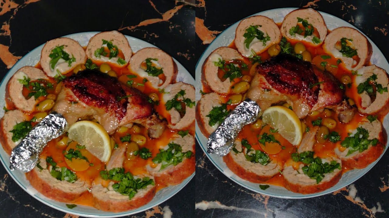 رولي بدجاج طبق رمضاني 😋😍سهل وسريع 