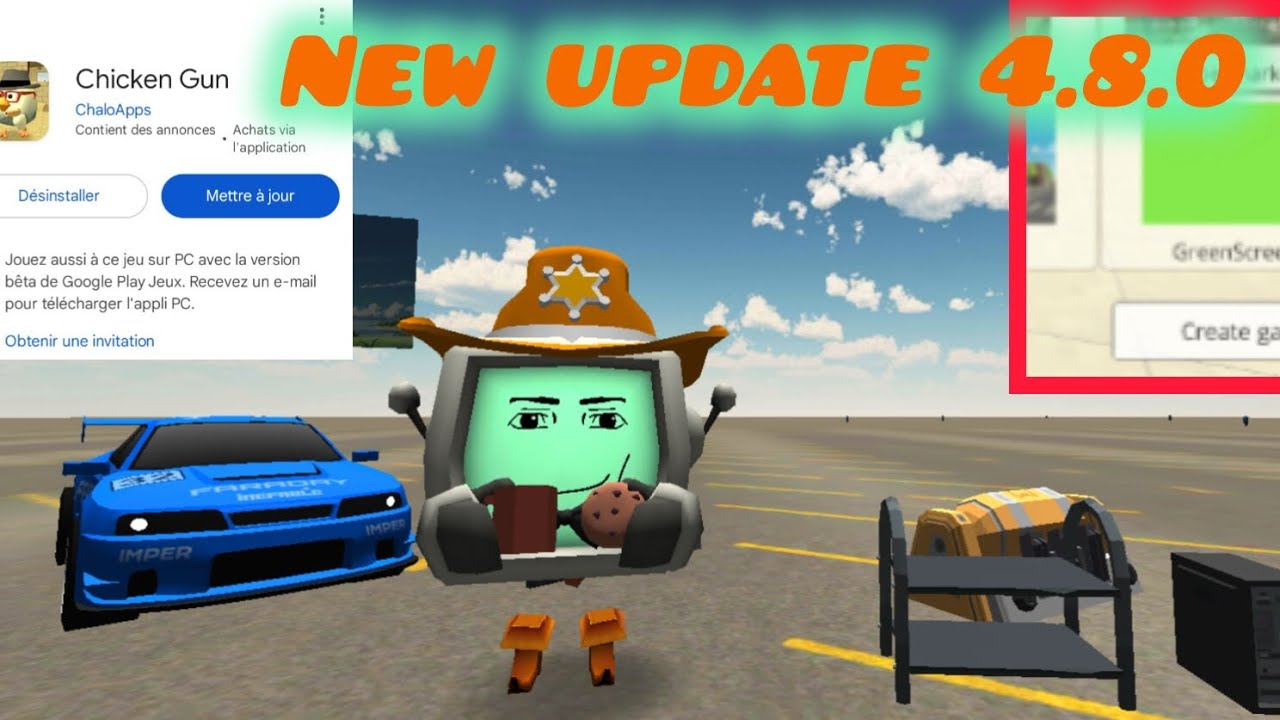 Chicken gun new update 4.8.0 start now🎉❗