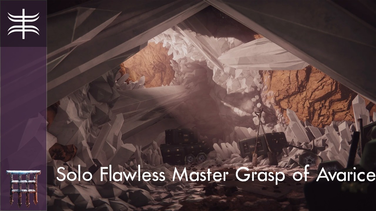 Solo Flawless Master Grasp of Avarice, Destiny 2 Renegades