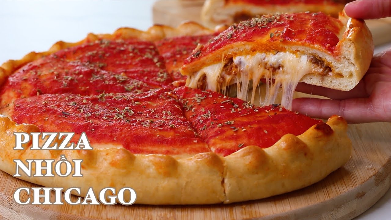 Pizza Nhồi Kiểu Chicago - Cách Ủ Bột Nở Nhanh Với 1  Nguyên Liệu Quen Thuộc - Bánh Thật Ngon