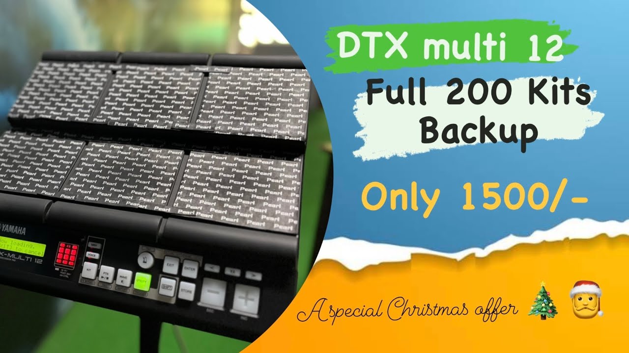 Yamaha DTX multi 12 pad Backup | 200 Kits full Backup | Ph: 8639395438 | latest Christmas songs 2023