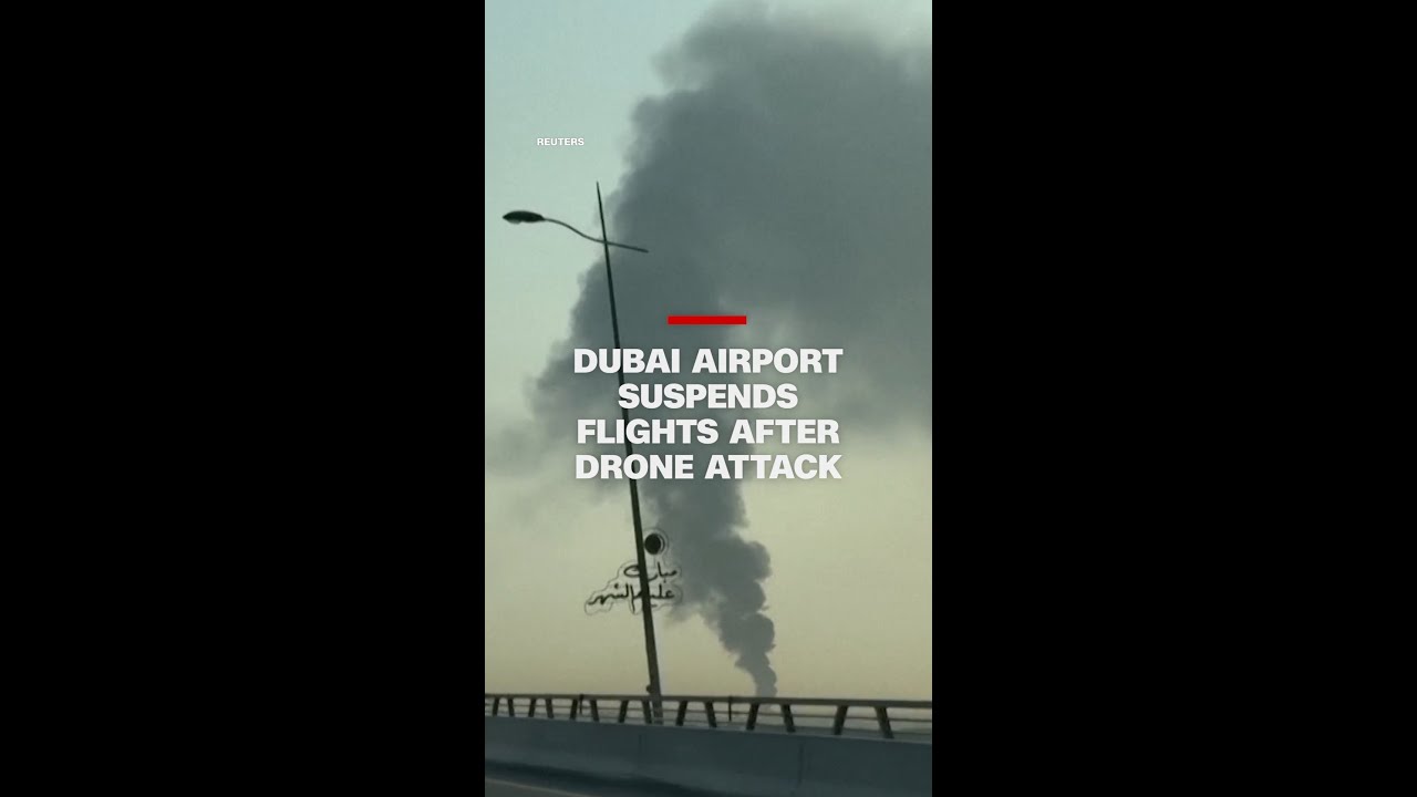 Dubai airport suspends flights after drone attack