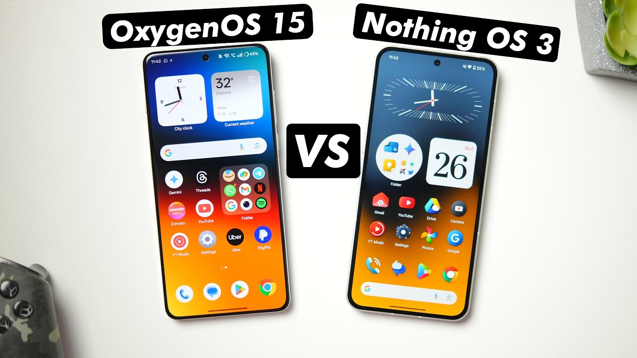 OxygenOS 15 vs Nothing OS 3 Comparison - Which Provides The BEST Android Experience?