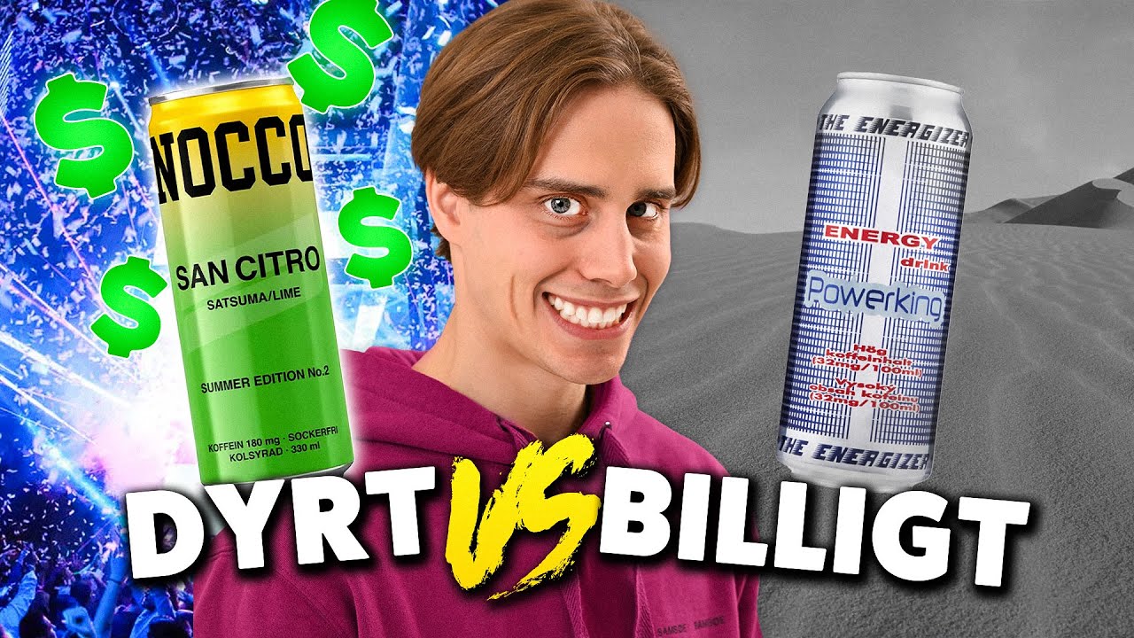 VAD ÄR SKILLNADEN PÅ DYR VS BILLIG ENERGIDRYCK?