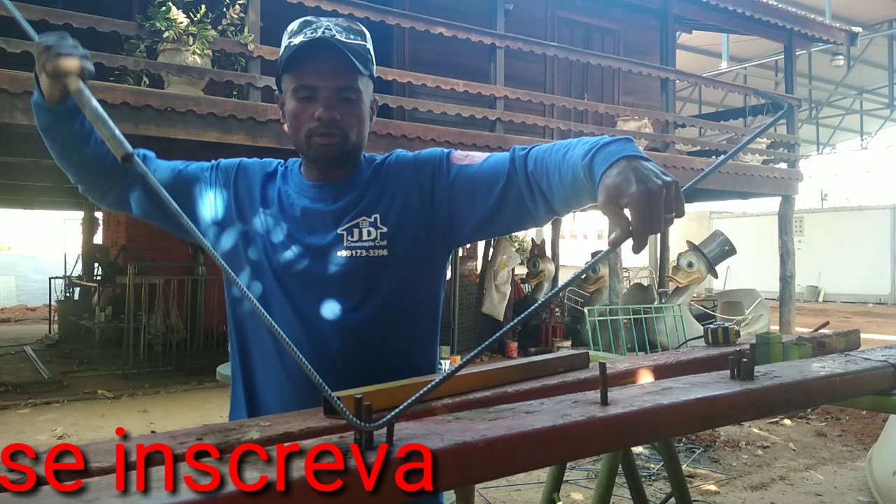 Como vir&aacute; ferro para fazer sapata ou gaiola