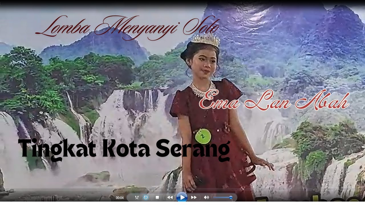 Lomba Menyanyi Solo SD Tk  Kota Serang Lagu Ibu Kule SDN Cipete 1