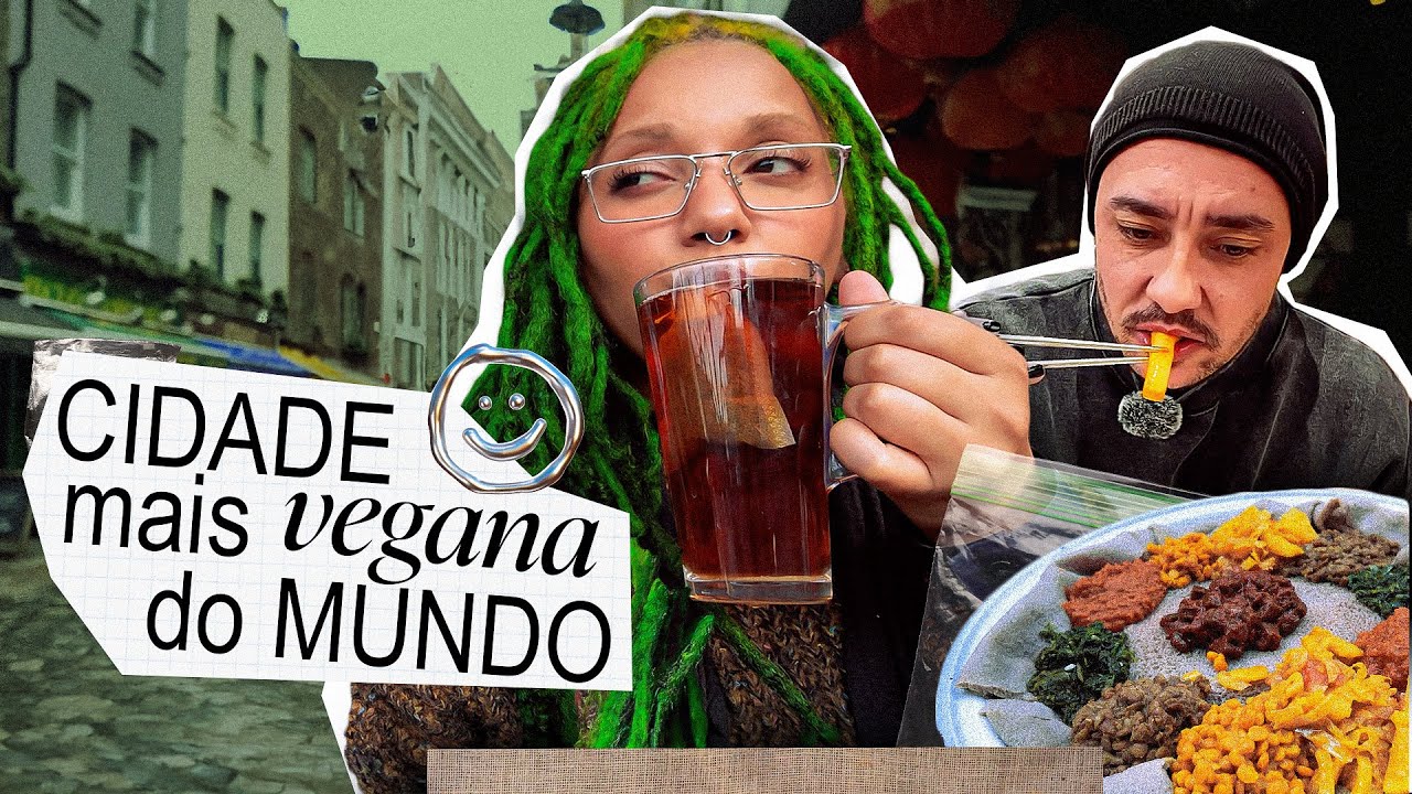 Comida VEGANA e INTERNACIONAIL em Londres: Culinária corena, etíope, chinesa, britânica e tailandesa
