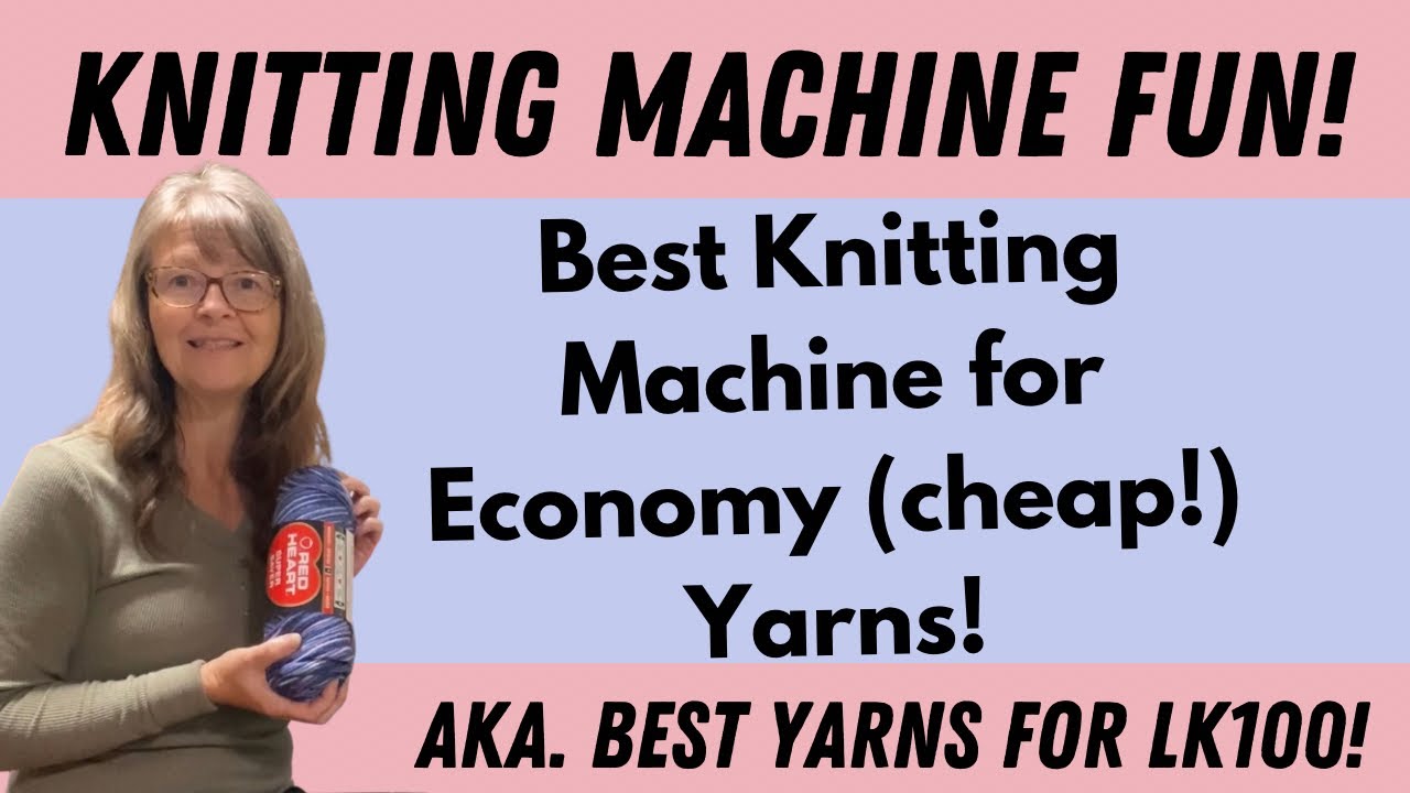 Best Knitting Machine for Bulky and Thick Economy yarns. LK100 Set up for knitting success