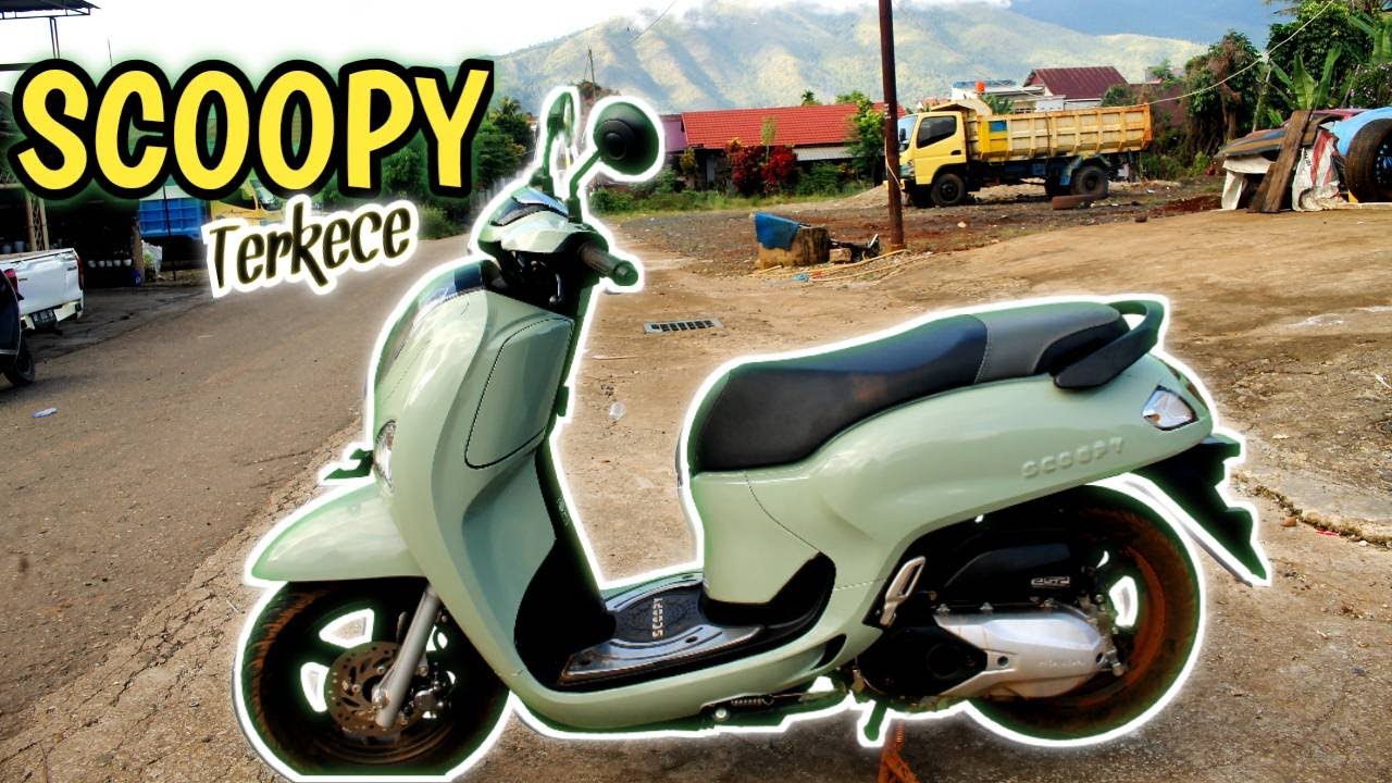 PROSES PASANG STIKER DI MOTOR SCOOPY 2025