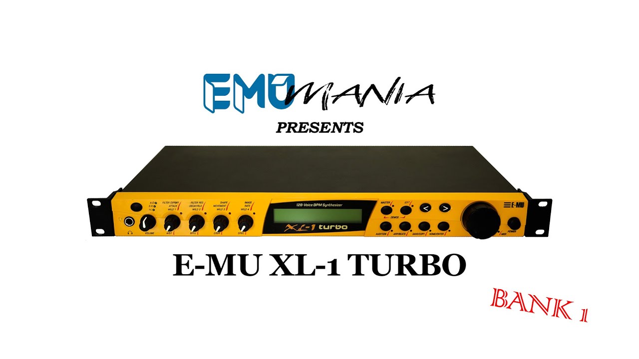 E-MU XL-1 TURBO / XTREME LEAD-1 / X-LEAD ROM - BANK 1 PRESET DEMO