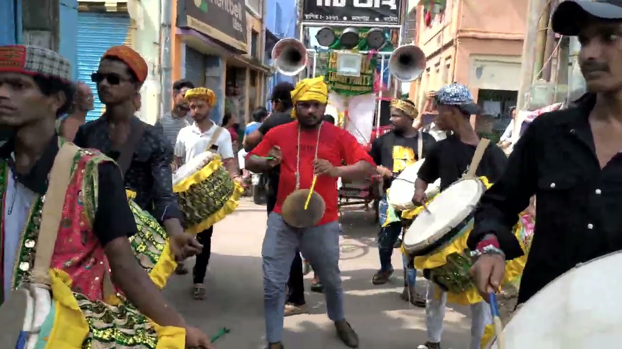  || RAJ DHOL TASHA || 🤍 || NANDA UTSAV || ❤️‍🔥 KATWA  2K/25✨