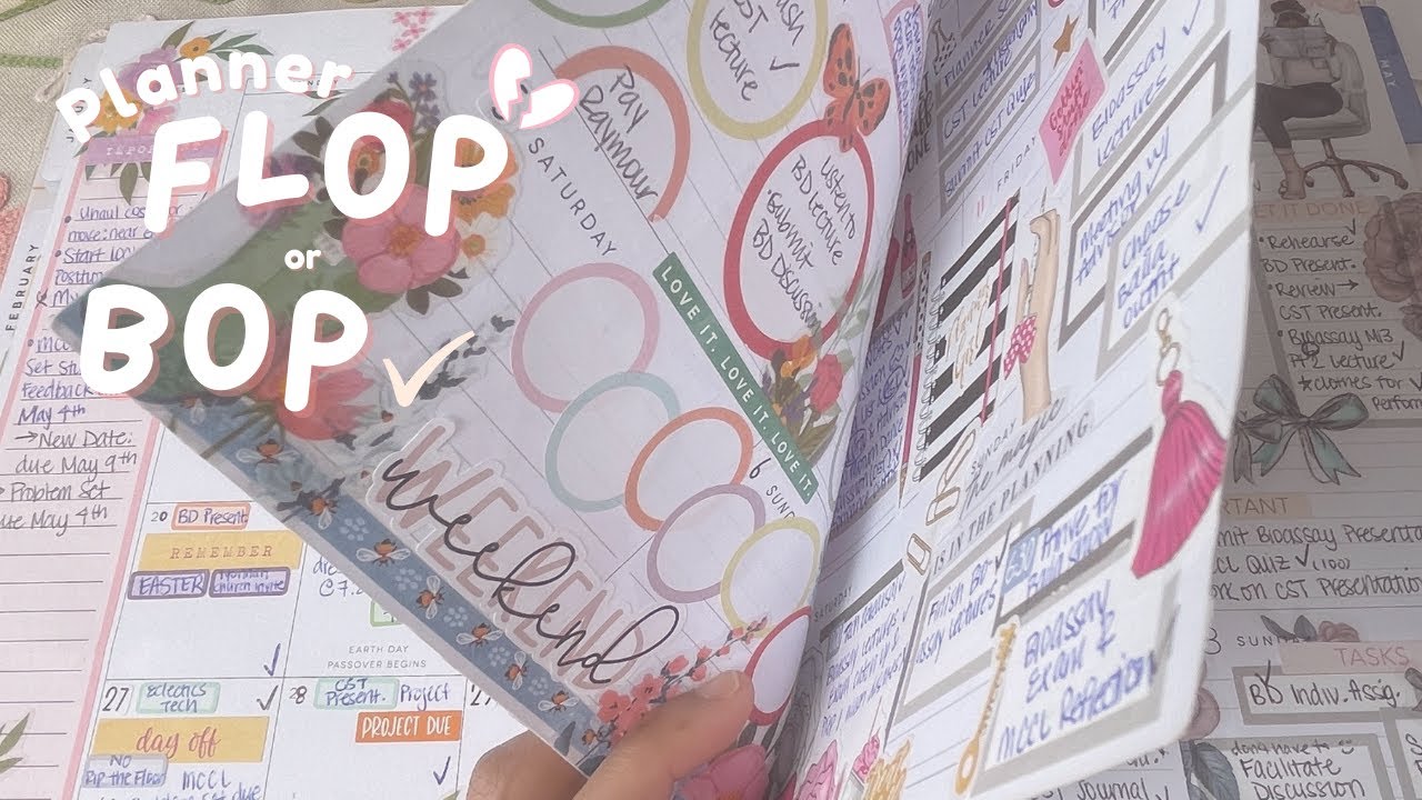 Flipping Through My Academic Planner! Back to School Planner Reflections | The Good & The Bad