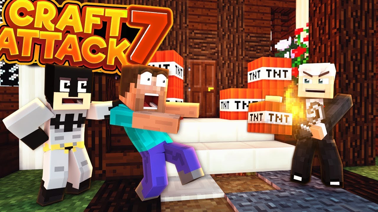 REWI SPRENGT MEIN HAUS! - CraftAttack 7 #26 mit Trymacs, Rewi & GTime