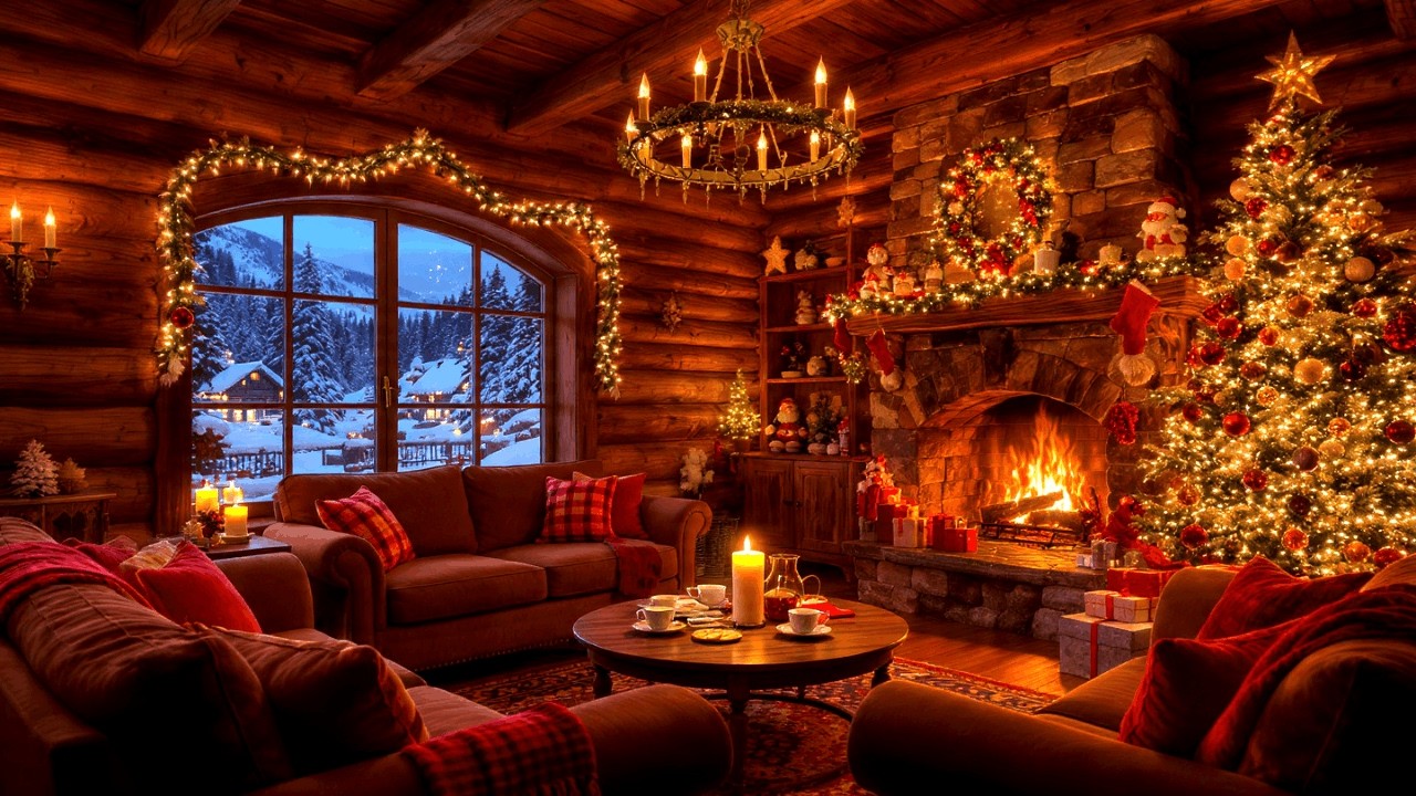 Smooth Fireplace Jazz Instrumental for Study – Calm Relaxing Night Music for Deep Focus