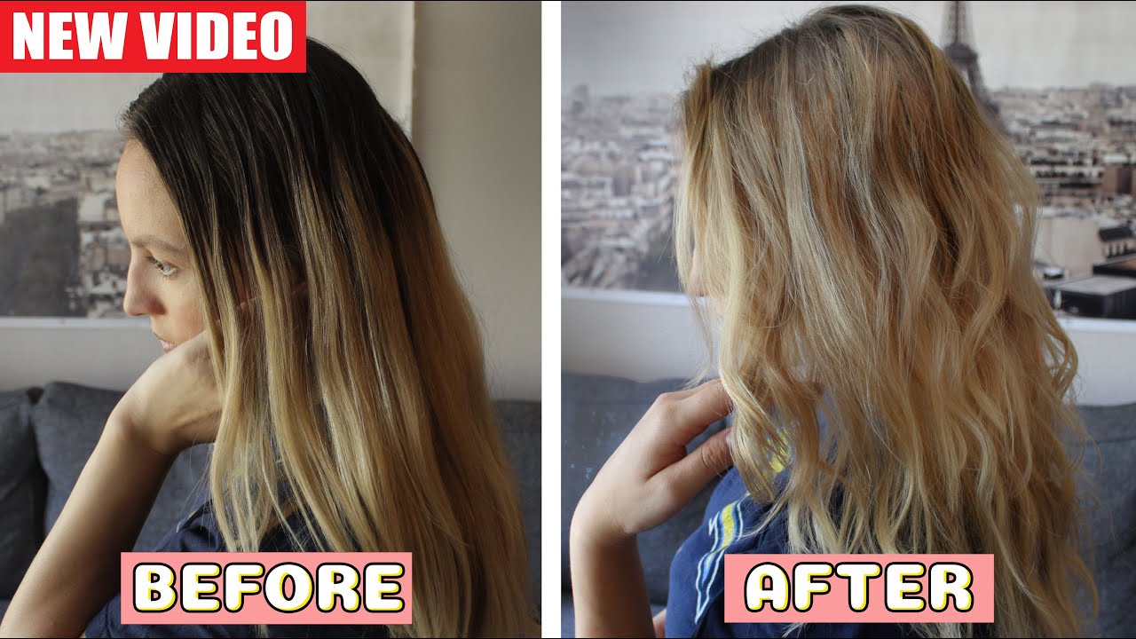 New DIY Blonde Balayage/Highlights And Root Touch Up Tutorial - My Updated Hair Routine