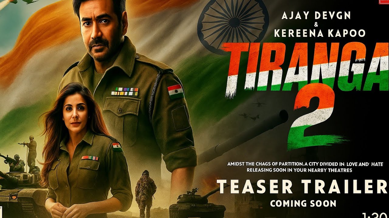 TIRANGAA 2 | Official Trailer | Ajay Devgn | Kareena Kapoor | Sunil Shetty | #viral #shorts 