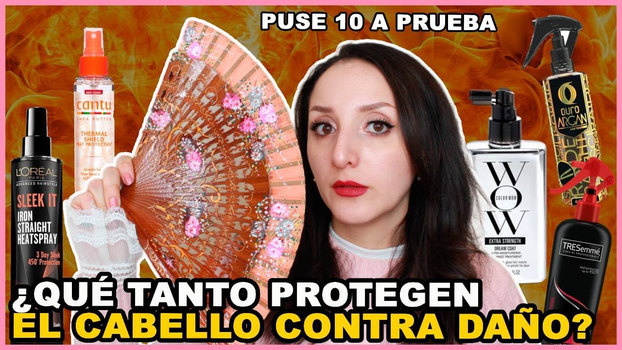 PONIENDO A PRUEBA DE FUEGO 10 PROTECTORES TÉRMICOS PARA EL CABELLO | Lau Kudo