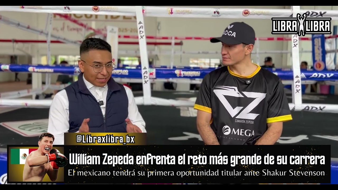 William “Camarón” Zepeda cree que puede VENCER a Shakur Stevenson