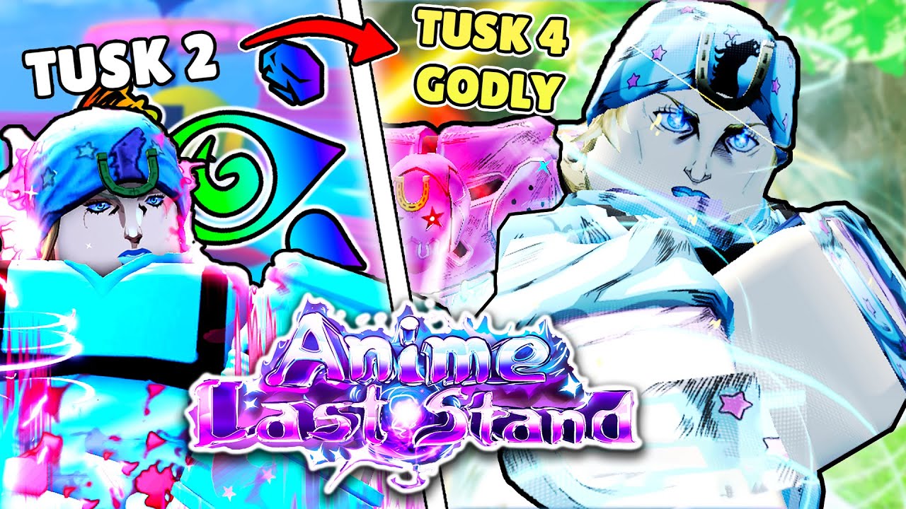 Evolving Johnny Tusk 1 To GODLY Infinite Spin Tusk 4 | Anime Last Stand (Roblox)