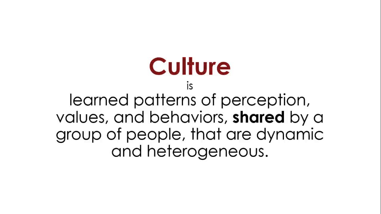 Definition of Culture