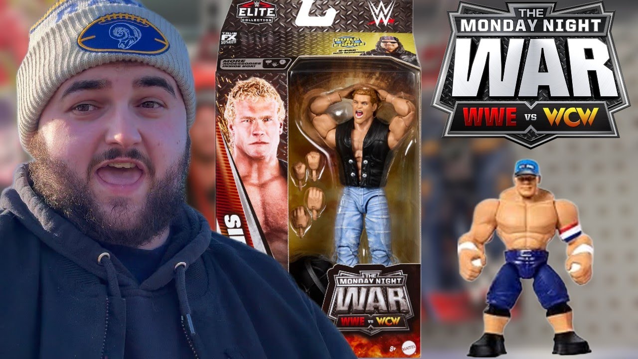У нас появилась новая фигурка WWE из серии Monday Night Wars 10! Поиск игрушек-фигурок WWE!