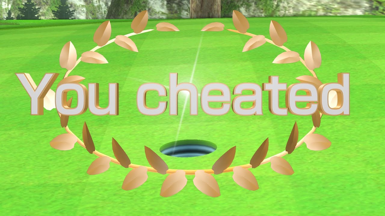 Something is wrong with my Wii Sports Golf game