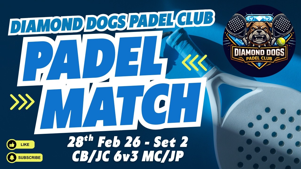 28/2/26 Set 2 - Bridgett/Craig 6v3 Cuthbertson/Parkinson (FR Padel Court 1)