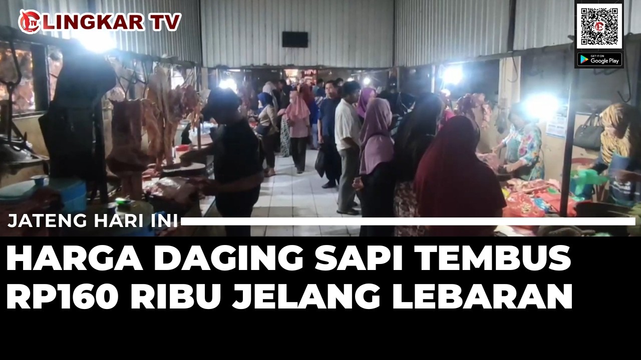 JELANG LEBARAN, HARGA DAGING SAPI DI KENDAL TEMBUS RP160 RIBU/KG