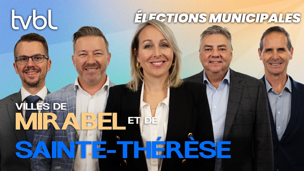 &Eacute;lections municipales 2025 | 27 octobre 2025 | Villes de Mirabel et de Sainte-Th&eacute;r&egrave;se
