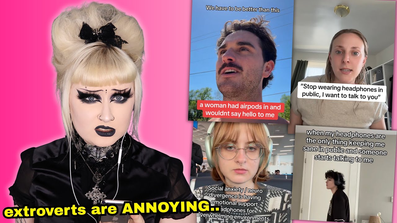 tiktok is SHAMING people for wearing headphones in public..