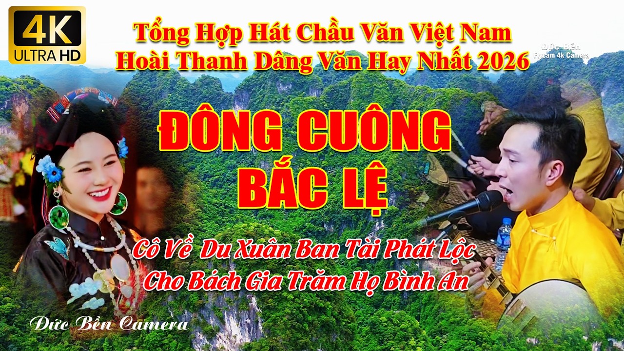 Đông cuông bắc lệ hát chầu văn hay nhấthoài thanh du xuân trẩy hội 2026