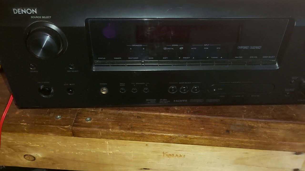 Denon amplifier Tripping Repair part 1