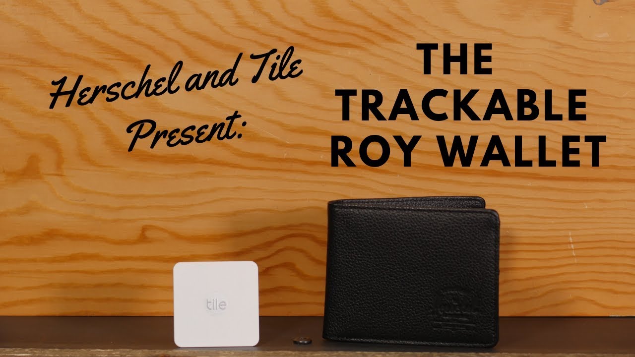 The Herschel x Tile TRACKABLE Roy Wallet!