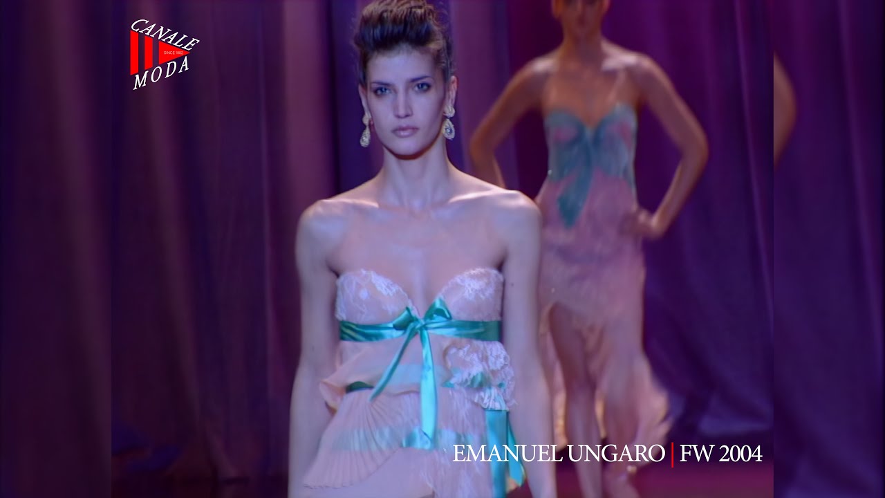 EMANUEL UNGARO Fall Winter 2004 Paris 4K - Canale Moda