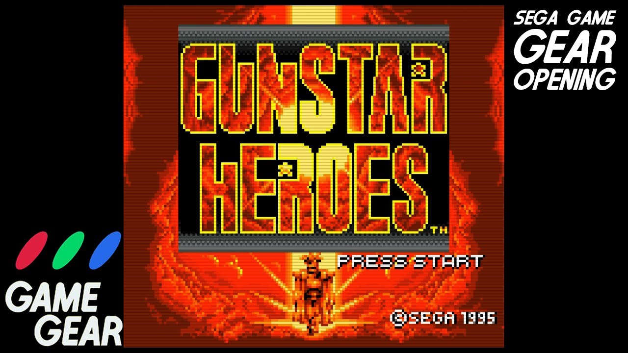 Gunstar Heroes Opening Game Gear