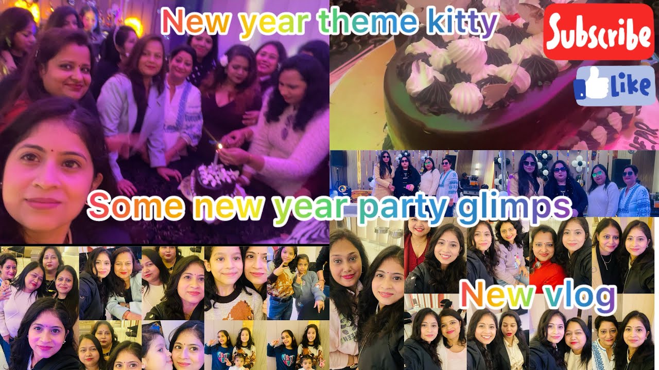 New year theme Kitty party  || new year theme kitty || kitty theme idea || january theme kitty