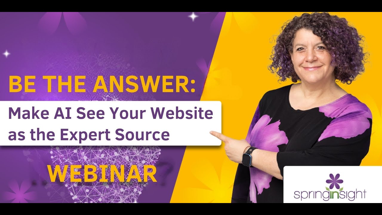 Spring Insight Webinar: Be The Answer