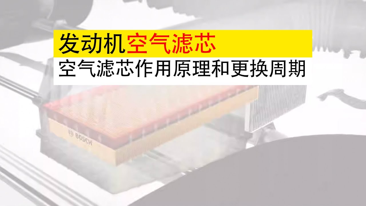 发动机系列｜空气滤芯有什么用？工作原理与正确更换周期一次讲清