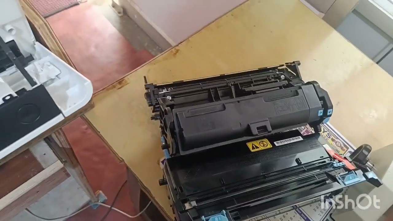 Kyocera 2040dn How to remove and re install drum unit devalapar unit 
