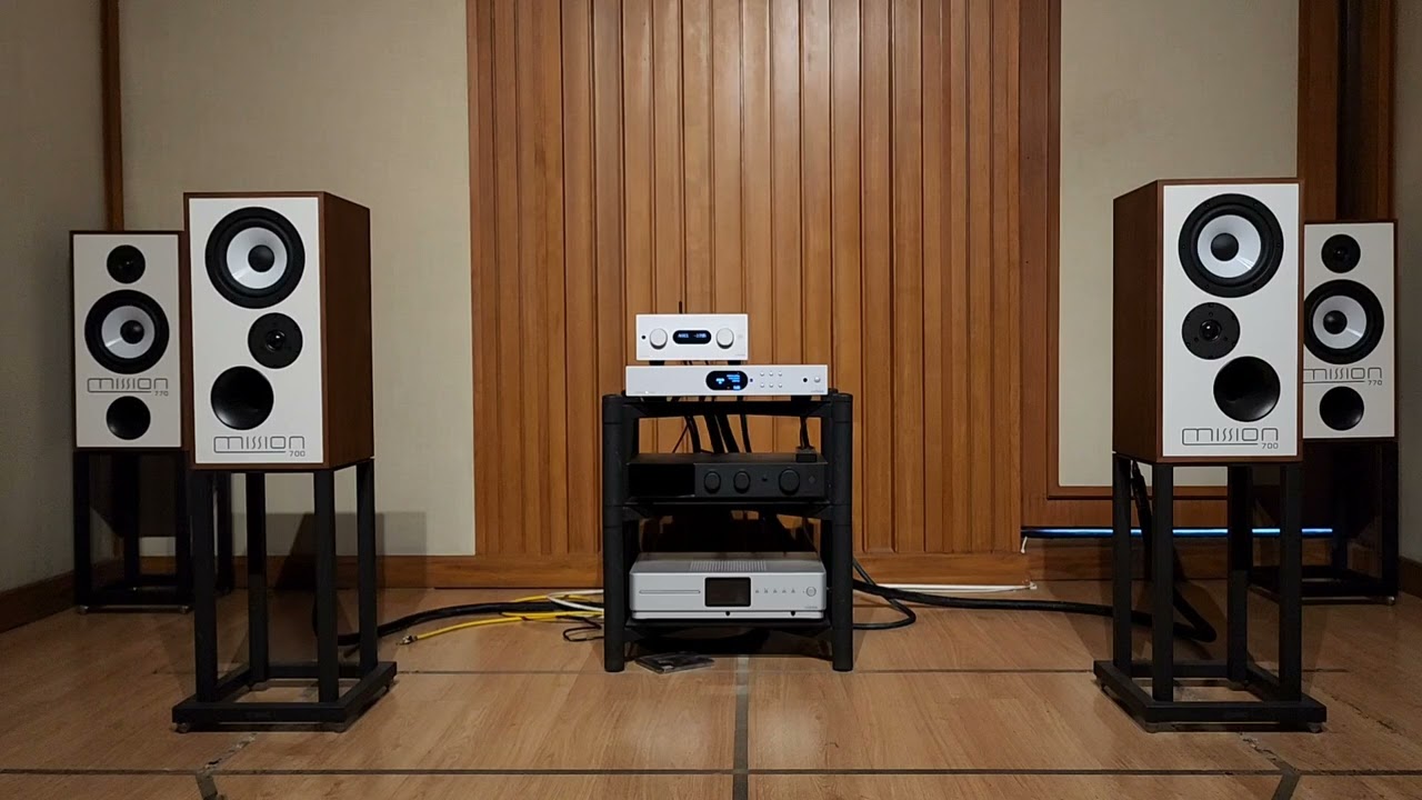 Audiolab M-ONE ขับ Mission 700
