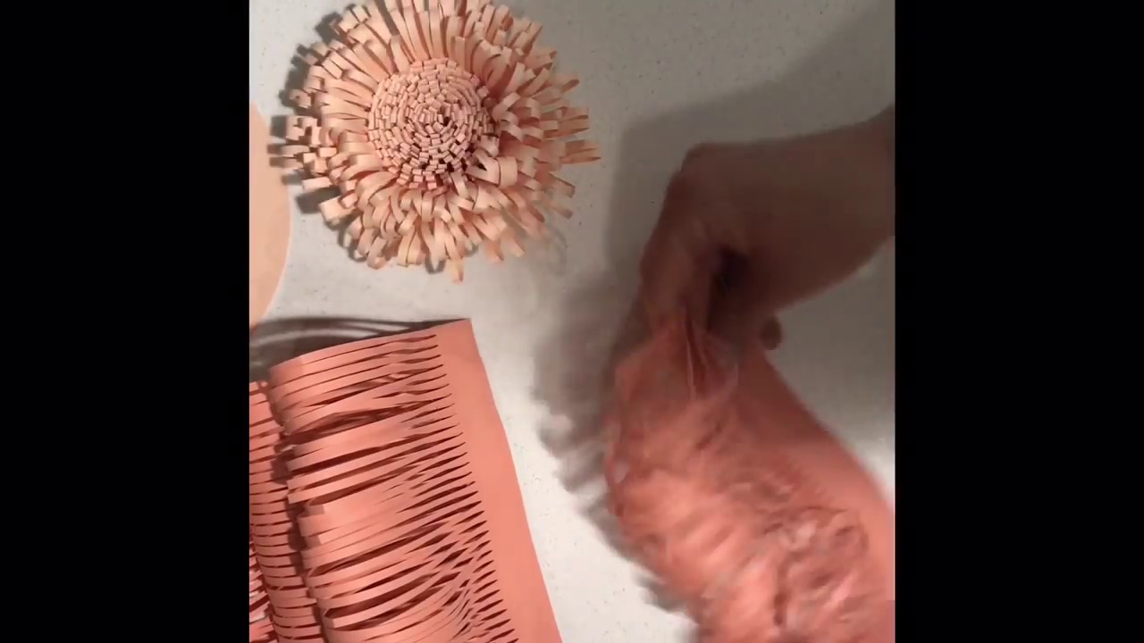 Center for giant paper flower by Seattle Giant Flowers