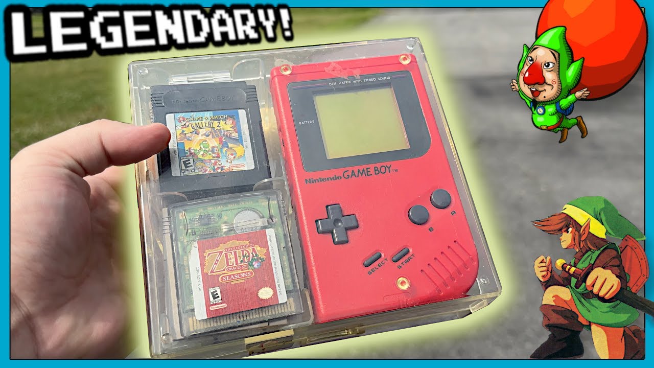 Yard Sale Thrifting an UNBELIEVABLE GameBoy Collection! || Retro Video Game Hunting!
