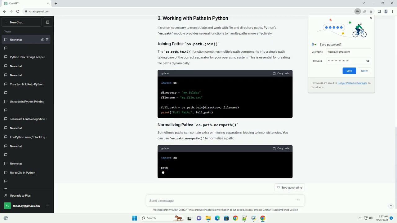 Python os getcwd paths