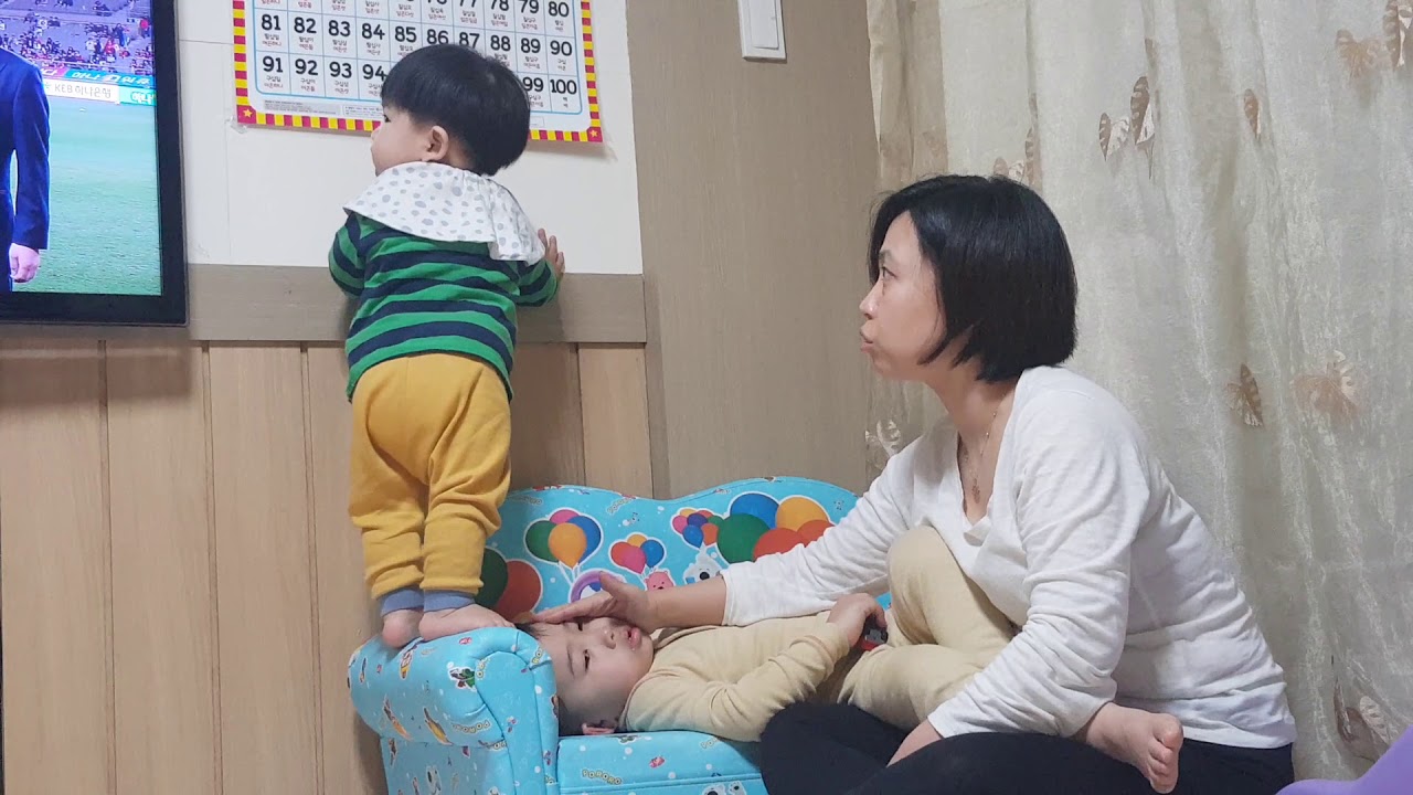 맴매하는 엄마와 🐶무시하는 경민이~우는 연기는 최고! 꾀돌이 경민이~