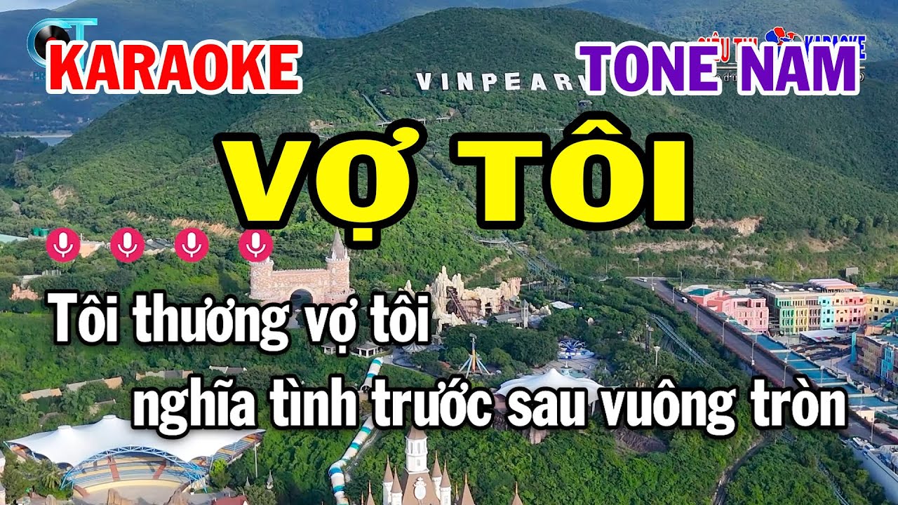Karaoke Vợ Tôi Tone Nam ( Bm ) Nhạc Sống Phối Mới | Karaoke Siêu Thị