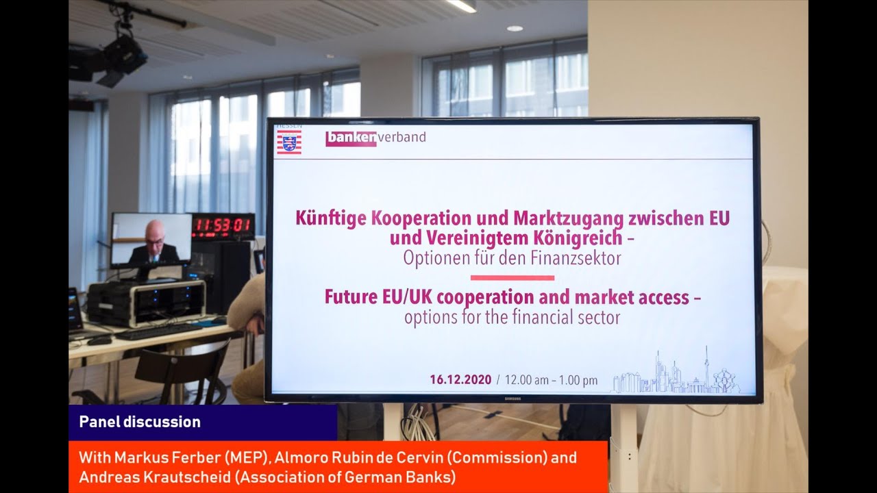 Future EU/UK cooperation and market access – options for the financial sector
